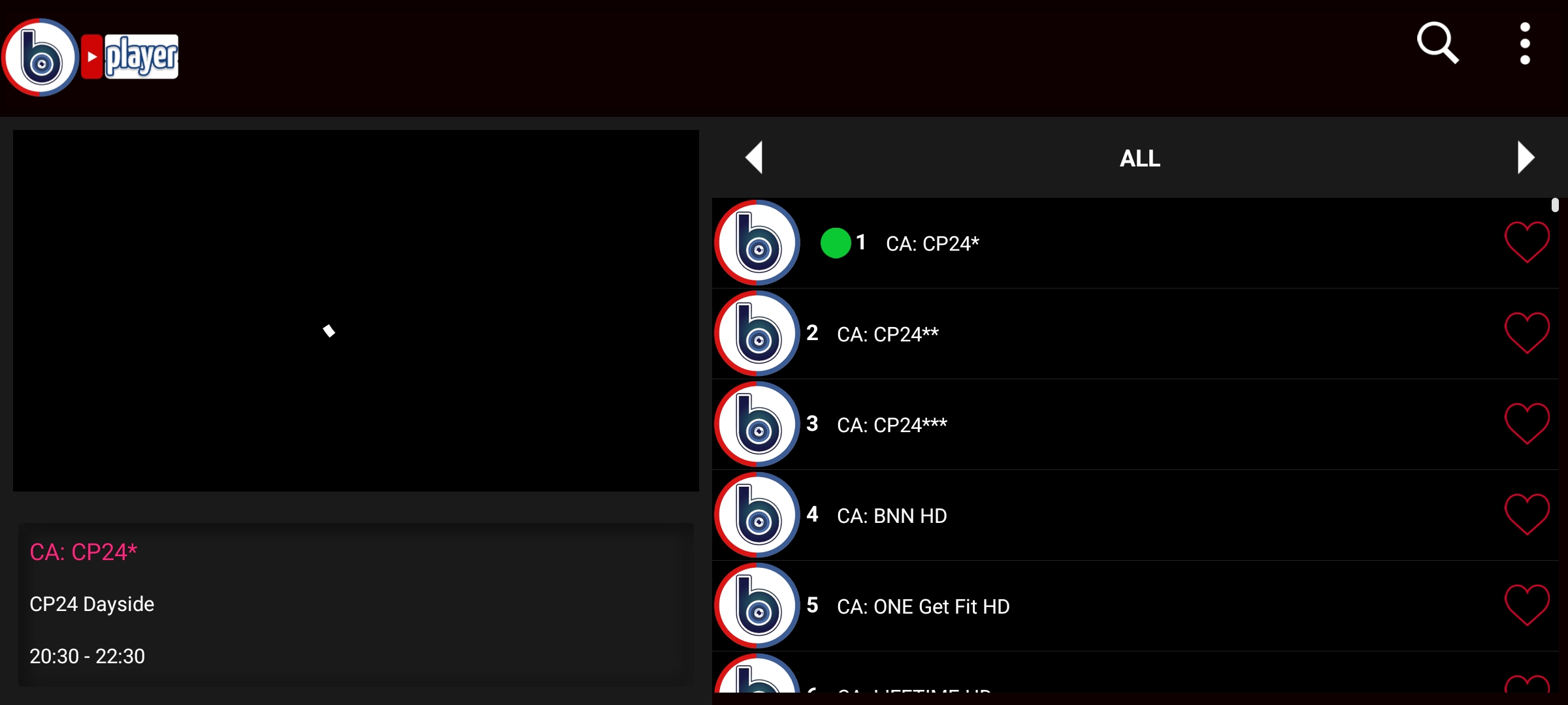 Home IPTV Blink Player